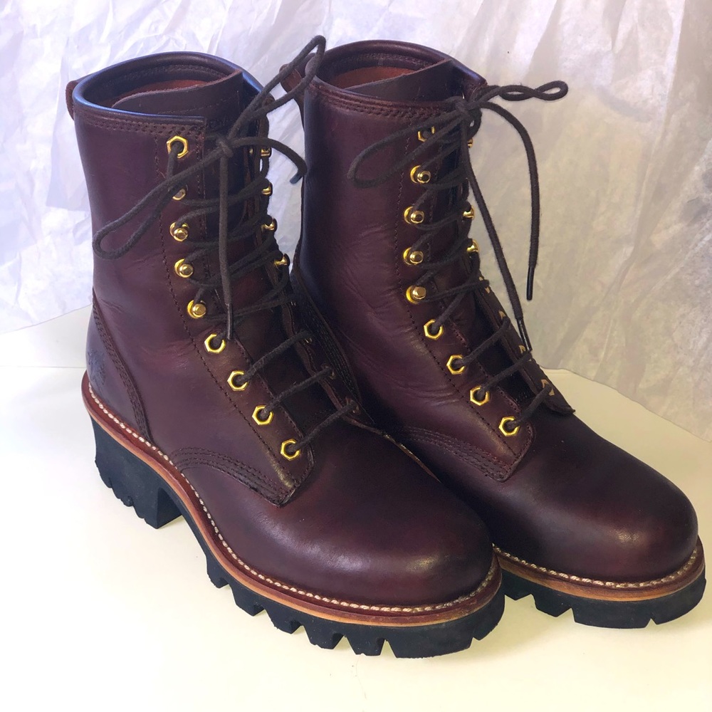Chippewa boots (oxblood color)